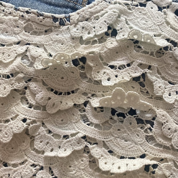 NOBO crochet front denim shorts - Picture 6 of 6